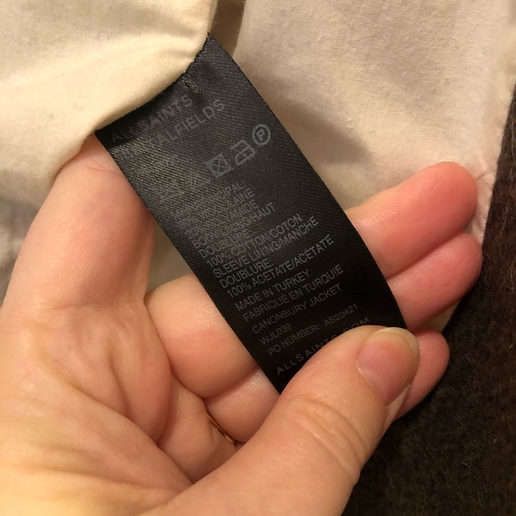 ALLSAINTS “Canonbury Jacket” Wool-blend Blazer - sz US 8 - Picture 7 of 11